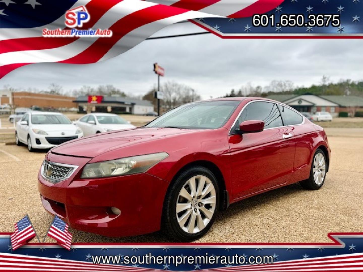 2010 RED HONDA ACCORD EX-L (1HGCS2B83AA) , located at 922 W. Beacon St., Philadelphia, MS, 39350, (601) 650-3675, 32.770447, -89.127151 - Photo#2